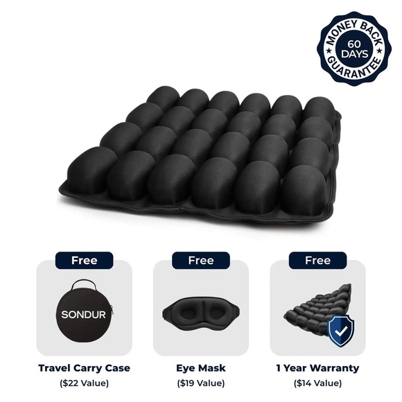 NWOT Sondur Travel Seat Cushion Never Used in Bags (2 in pack) - Picture 12 of 12